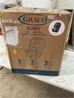 Graco slim-fit car seat appears new