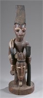 Yoruba equestrian figure, Pre-1950.