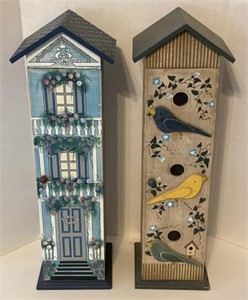 Wooden Birdhouse CD Display Cases with Assorted