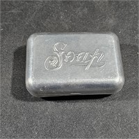 Metal soap holder
