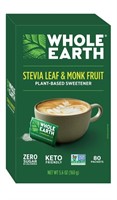 New 2 boxes Whole Earth Sweetener Stevia Leaf &