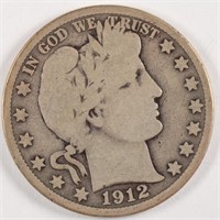 1912-D Barber Half Dollar