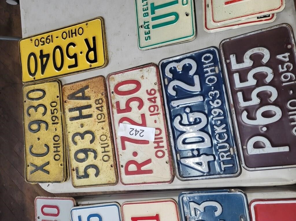 Ohio plate late 40's