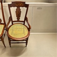 Vintage Cane Bottom Side Chair