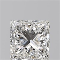 1.50 CT G/VVS1 Princess Cut Diamond GIA Graded