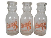 3 Babytop Pint Milk Bottles