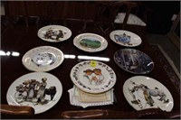 8pc Gorham Plates "A Day in the Life of a Boy",