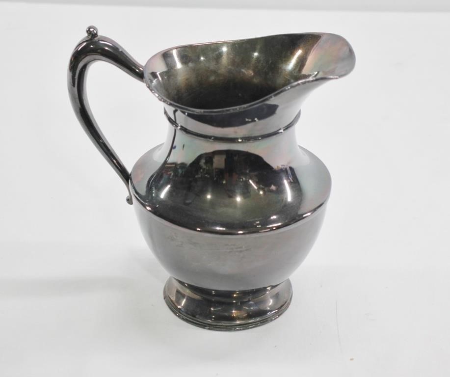 Vintage Ellis Bros. Water Plated Pitcher 7"