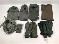 Military Gloves, Hoods, Helmet Cover