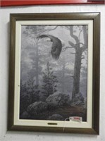 Lot #3946 - “Shrouded Forest” framed print by