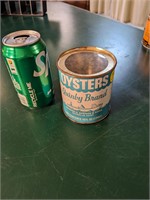 Quinby Brand Oyster Can