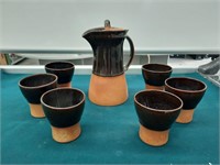 70s Brown/Rust Sial/Cerval Pottery