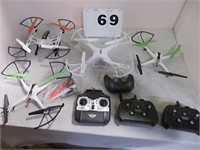 4 Drones and Controllers