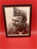 Jonathan Winters autograph photo framed
