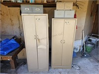 Metal cabinets and small file cabinets