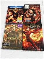 Full Set of Hunger Games DVDs