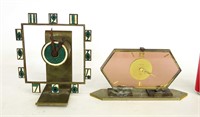 Two Art Deco Clocks