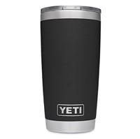 20 Oz Insulated Tumbler with Sliding Lid, Black