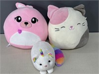 3 Squishmallow Toys