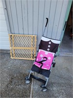 Baby/Pet Gate & Portable Stroller
