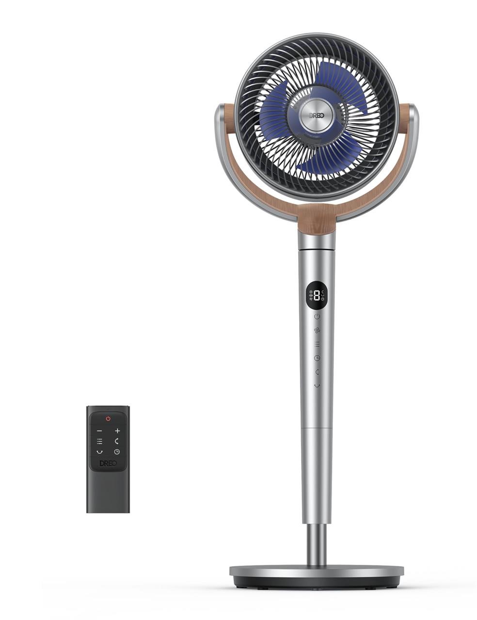 Dreo Standing Fan, 120°+120°Omni-directional