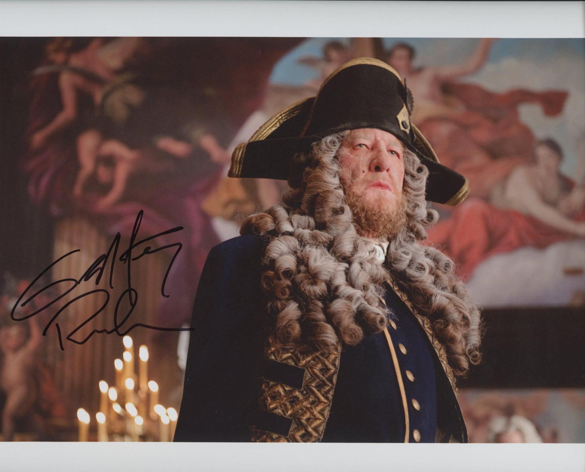 Geoffrey Rush signed photo