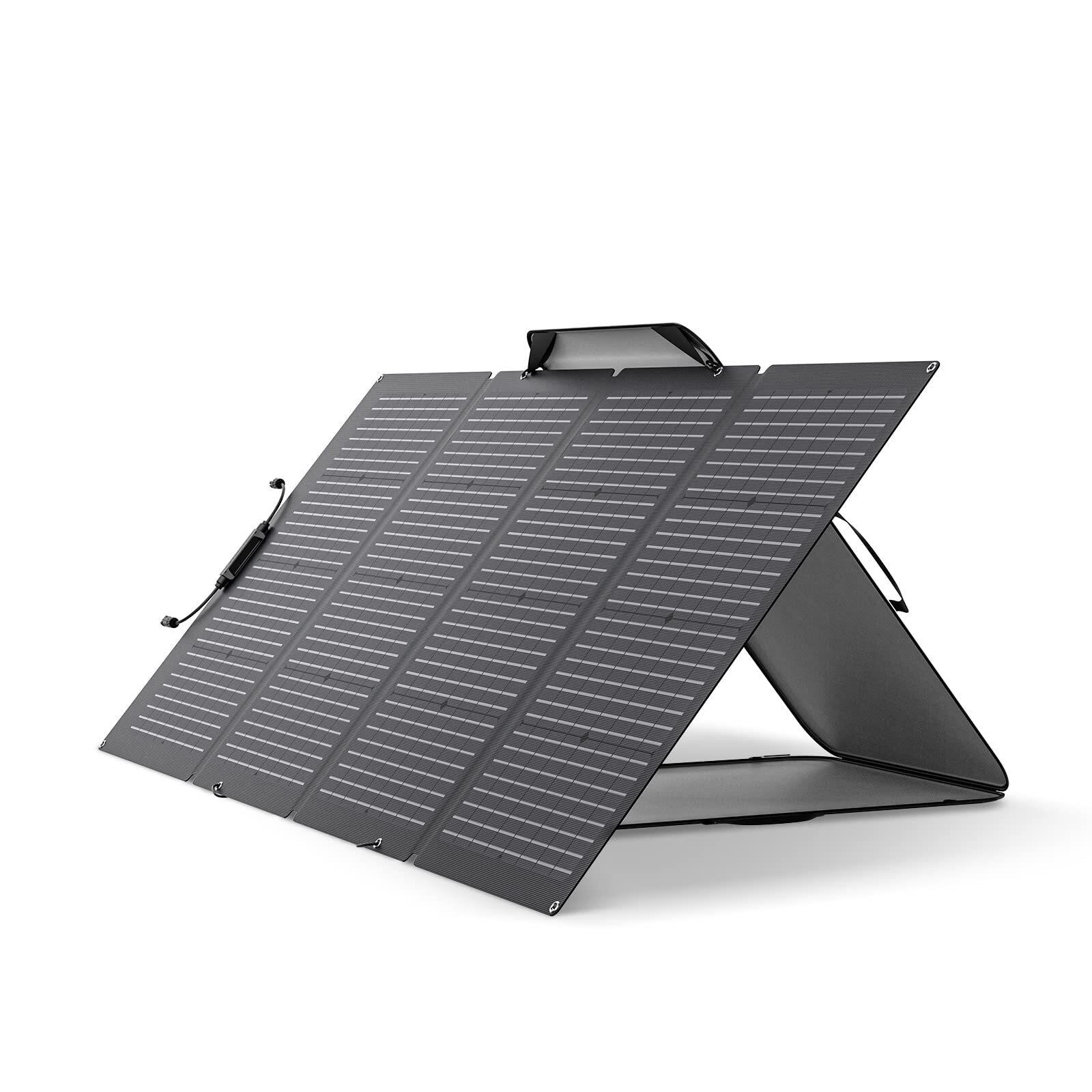 EF ECOFLOW 220Watt Bifacial Foldable Solar Panel,