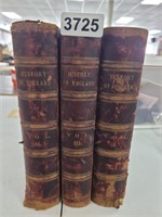 1886 3 VOLUME HISTORY OF ENGLAND