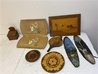 Vintage wooden items