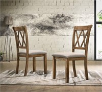 Fabric Upholstered Dining Chair, Set of 2