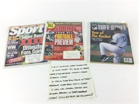 3 collectible sports magazines