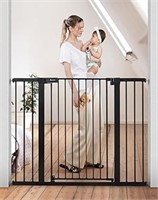 Comomy 36" Extra Tall Baby Gate For Stairs