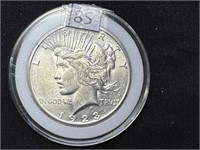 (1) 1923 S Peace Dollar