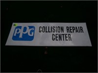 PPG Embossed Metal Sign - 24" x 72"