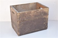 Rustic Country Primitive Wood Crate w/ Candles