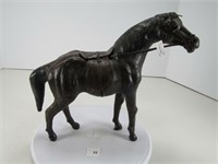 LEATHER FIGURAL HORSE