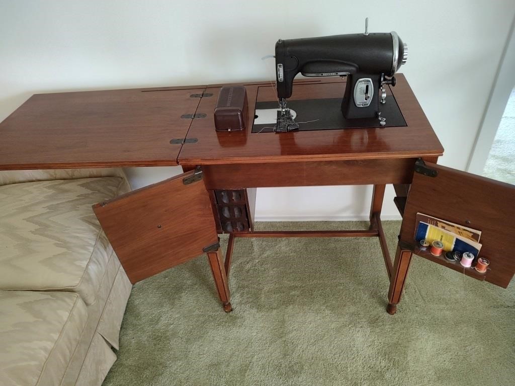 Kenmore Sewing Machine and Table