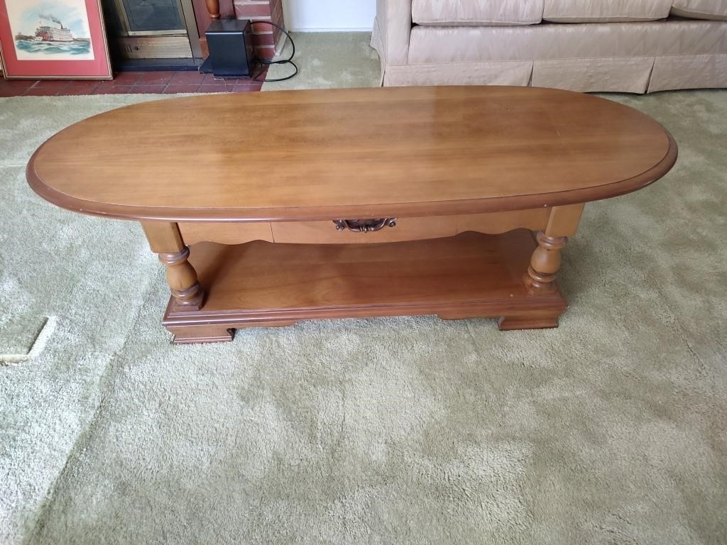 Maple Coffee Cocktail Table