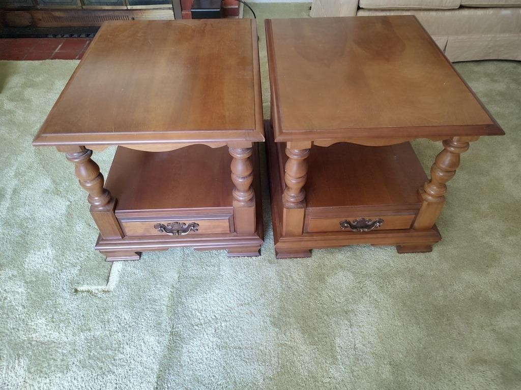 2 Maple End Tables