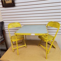 Children's Foldable Table and 2 Chairs