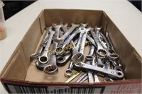 Assorted Metric & Standard Open & Box End Wrenches