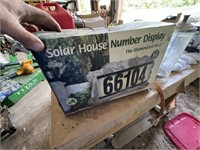SOLAR HOUSE NUMBER DISPLAY