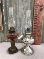 Silver kerosene lamp, Metal base kerosene lamp