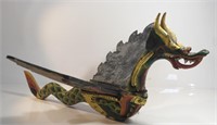 VINTAGE CHINESE STYLED WOOD FLYING DRAGON