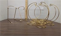9 ornament holders & 2 display stands