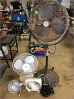 5pc  Assorted Size Fans