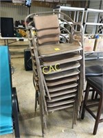 10pc Metal Chairs