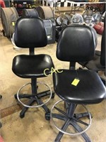 2pc Rolling Office Chairs