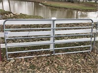 10 FT GALVANIZED 6 BAR GATE (Preview/Pick Up: 595