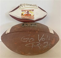 Univ. Tennessee Vols Phil Fulmer Auto. Ball & Mini